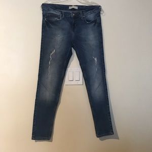 Zara Distress Skinny Jeans